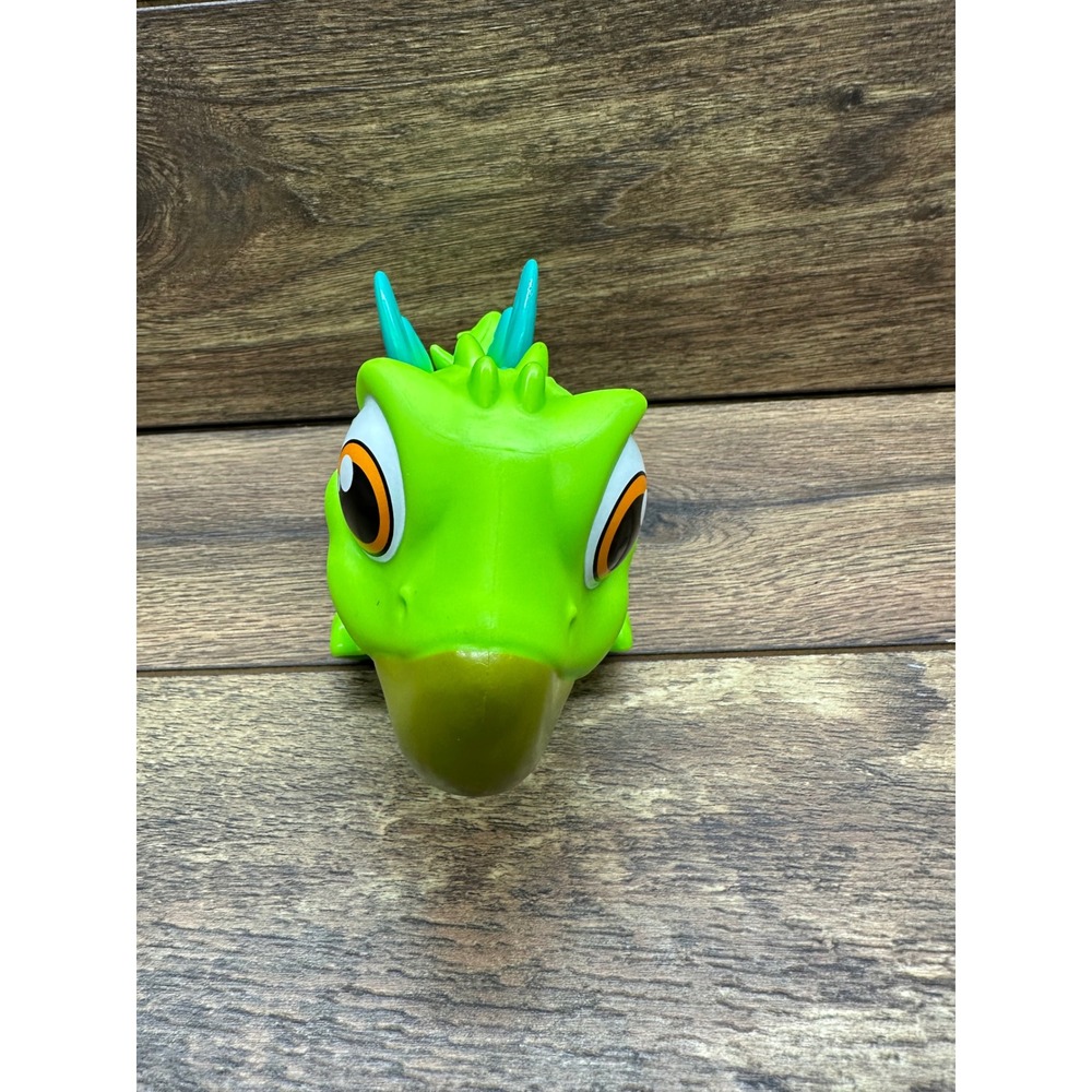 ZURU Smashers‎ Junior Vibrant Green Dragon Dinosaur Toy Figure with Teal Spikes